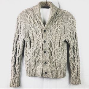 Banana Republic Men’s wool & nylon cable knit